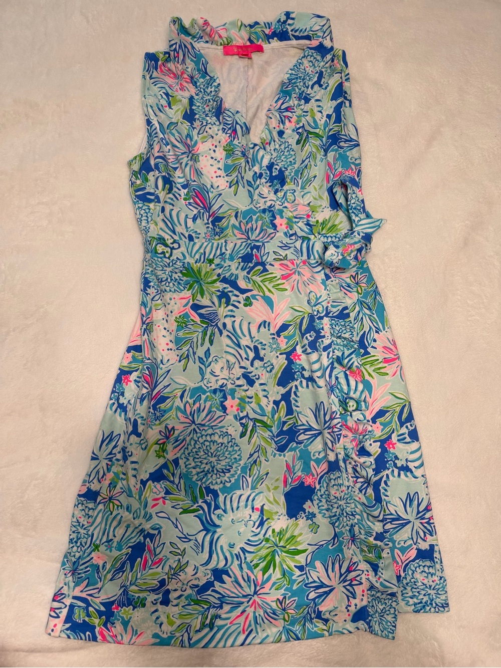 Lilly Pulitzer Romee Wrap Dress in Lion Around